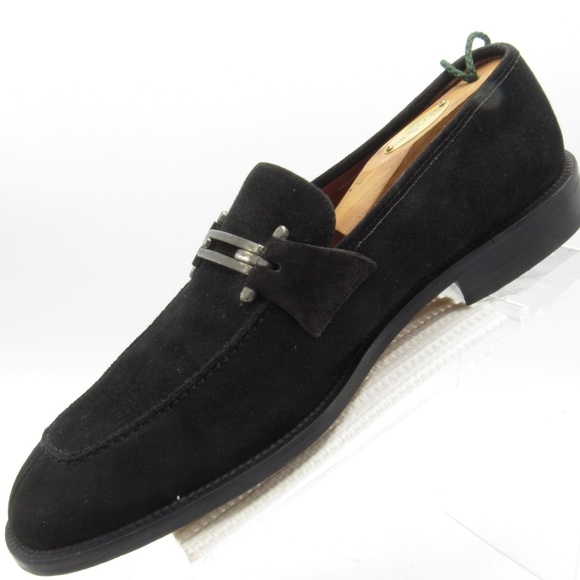 Brass Boot Size 10.5 Suede Handmade Loafer  B7 A4 main image 5